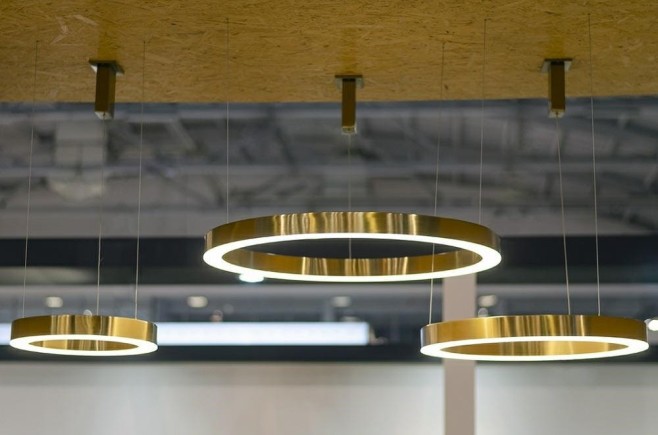 MOOSEE lampa wisząca RING 60 złota