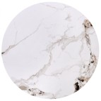 MAGNETA zestaw 2 ław, biały marmur / czarny (2p=1szt)