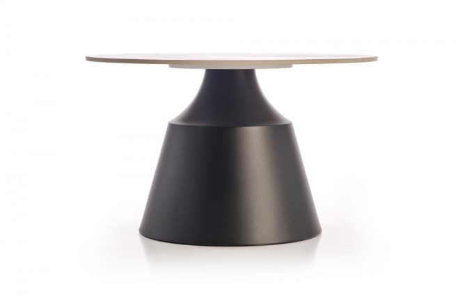 MAGNETA zestaw 2 ław, biały marmur / czarny (2p=1szt)