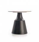 MAGNETA zestaw 2 ław, biały marmur / czarny (2p=1szt)