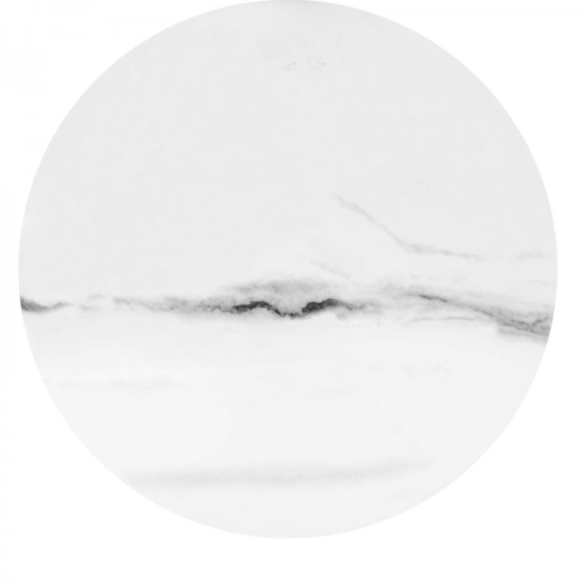 FLAMINGO zestaw 2 ław, czarny marmur / biały marmur / czarny (2p=1szt)