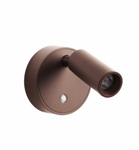 Lampa ścienna SHP PICKET brązowa