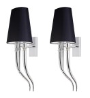 MOOSEE zestaw 2 sztuk lamp ściennych      DEVIL WALL 1 czarny