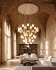 MOOSEE lampa wisząca CANNON DISC 50       złota
