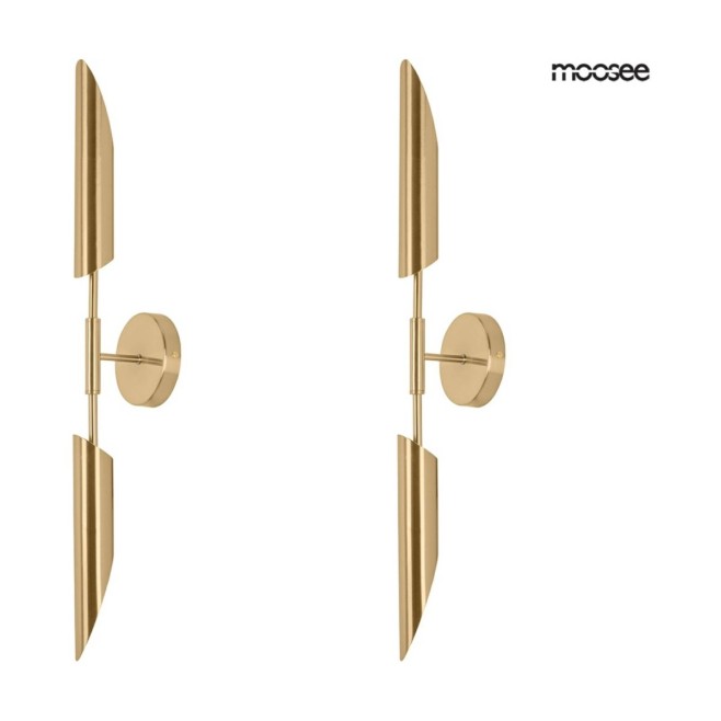 MOOSEE zestaw 2 lamp ściennych LOCCA      złoty