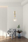 MOOSEE zestaw 2 lamp ściennych LUCCA      złoty
