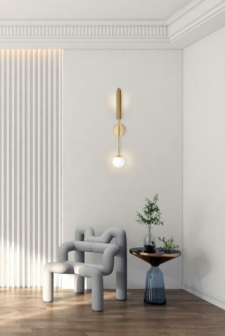 MOOSEE zestaw 2 lamp ściennych LUCCA      złoty