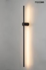 MOOSEE zestaw 2 lamp ściennych OMBRE 100  czarny