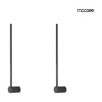 MOOSEE zestaw 2 lamp ściennych OMBRE 60   czarny