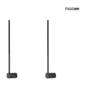 MOOSEE zestaw 2 lamp ściennych OMBRE 60   czarny