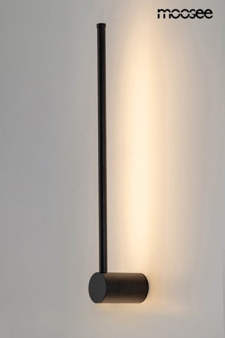 MOOSEE zestaw 2 lamp ściennych OMBRE 60   czarny