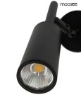 MOOSEE zestaw 2 lamp ściennych PRISMA     czarny
