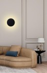 MOOSEE zestaw 2 lamp ściennych SHADOW     SUN 25 czarny