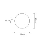 MOOSEE zestaw 2 lamp ściennych SHADOW     SUN 25 złoty