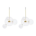 MOOSEE zestaw 2 lamp wiszących CAPRI 4    złoty