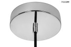 MOOSEE zestaw 2 lamp wiszących DISCO      srebrny