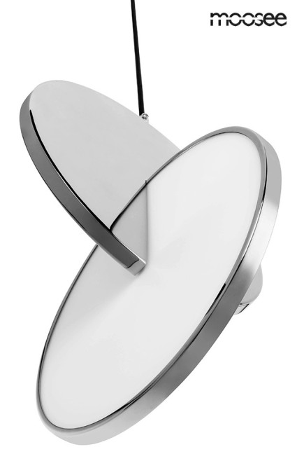 MOOSEE zestaw 2 lamp wiszących DISCO      srebrny