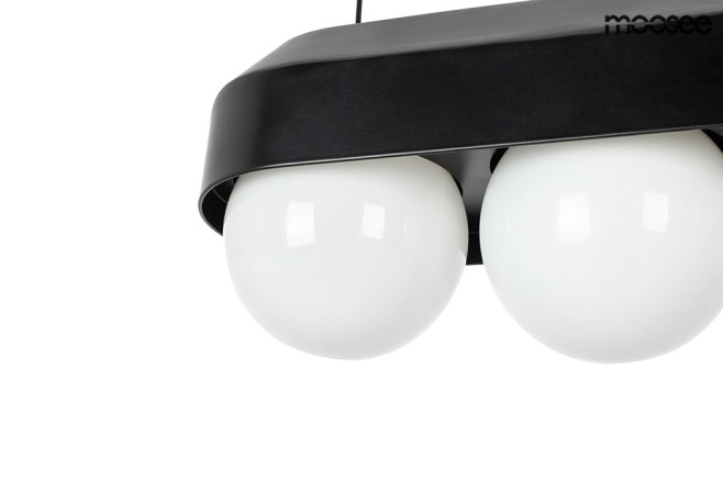 MOOSEE zestaw 2 lamp wiszących DROPS 3    czarny