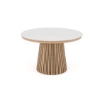 Stół okrągły rozkładany IMPERIAL | 100/140/180 Dąb natural | blat ceramiczny - 4