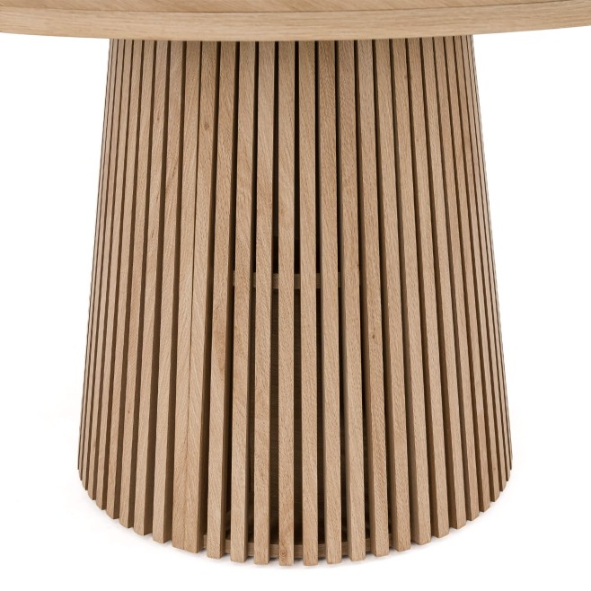Stół okrągły rozkładany IMPERIAL | 100/140/180 Dąb natural | blat ceramiczny - 11