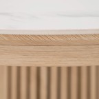 Stół okrągły rozkładany IMPERIAL | 100/140/180 Dąb natural | blat ceramiczny - 12
