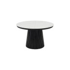 Stół okrągły rozkładany IMPERIAL | 120/160/200 Czarny | blat ceramiczny - 5