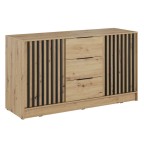 NELLY komoda 3D dąb artisan z czarnymi lamelami min.jpg