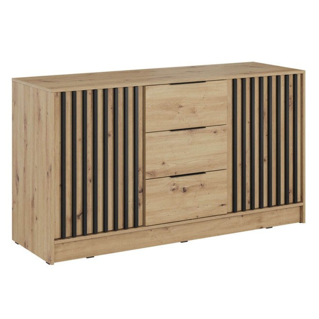 NELLY komoda 3D dąb artisan z czarnymi lamelami min.jpg