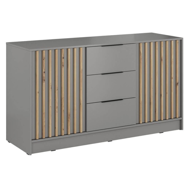 Komoda NELLY 3D Szary Lamele artisan 2.jpg