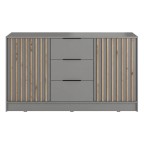 Komoda NELLY 3D Szary Lamele artisan Front Min.jpg