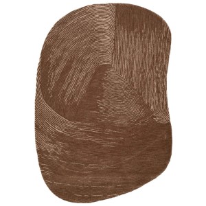 Dywan z wełną PALISANDER | Beż/brąz | Ręcznie tkany