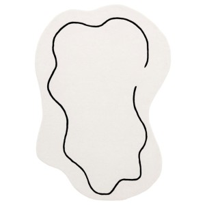 Dywan wełniany LOOP IVORY | Kremowy | Ręcznie tkany
