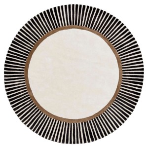 Dywan okrągły AMBER BEIGE ROUND | Ręcznie tkany