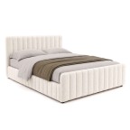 Łóżko tapicerowane z pojemnikiem SFG0167 | 180x200 | Boucle | Beż #33 - 2