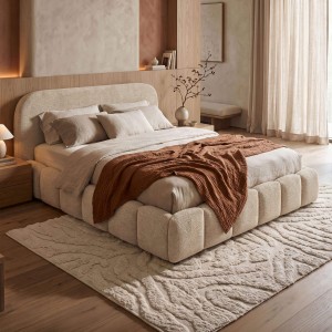 Łóżko tapicerowane z pojemnikiem SFG0230 | 180x200 | Szenil | Beż #8