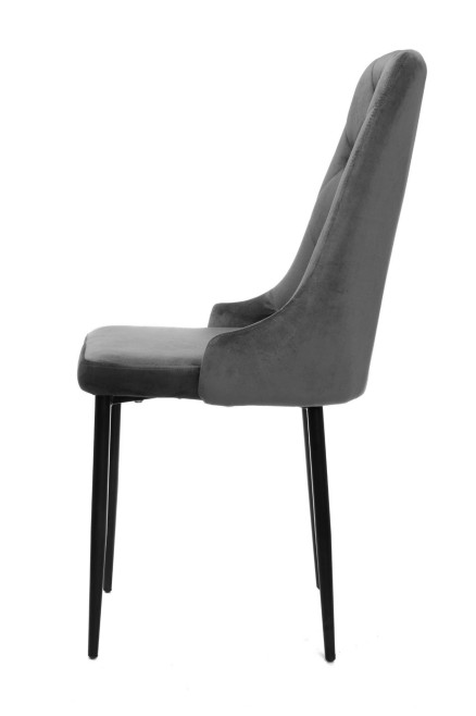 Krzesło z wysokim oparciem bok