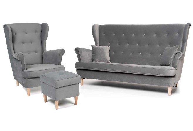 zestaw wypoczynkowy w stylu skandynawskim