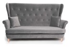 sofa wypoczynkowa w stylu skandynawskich dla 3 osób