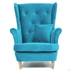 fotel uszak pikowany