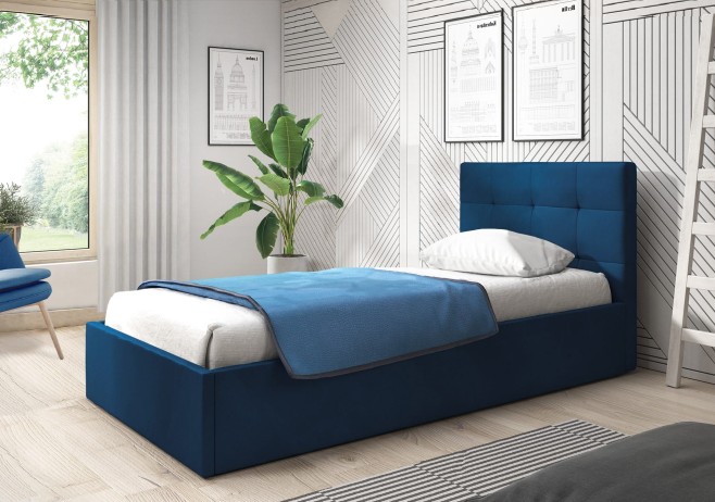 Łóżko jednoosobowe z pojemnikiem 80x200