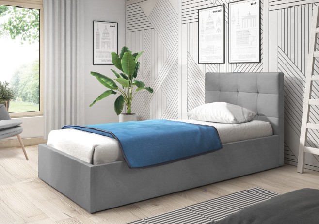Łóżko jednoosobowe z pojemnikiem 80x200