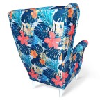 Fotel skandynawski w kwiaty