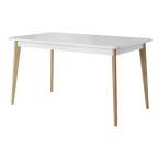 Stół PRIMO PST140 Dąb riviera / biały