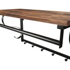 Półka z wieszakami LCR11BX 2043 rustykalny brąz