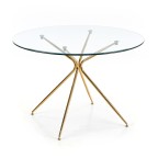 stół okrągły szklany