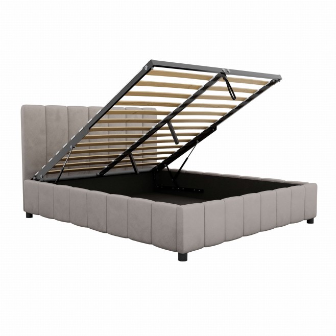 łóżko tapicerowane 140x200 z pojemnikiem