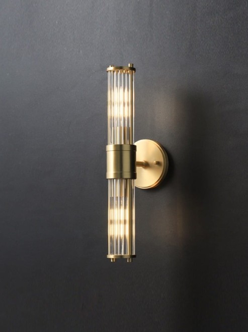 MOOSEE lampa ścienna PILAR TWIN złota