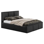 łóżko sypialniane czarne