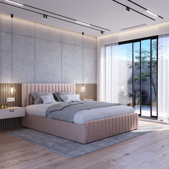 łóżko tapicerowane 180x200 z pojemnikiem