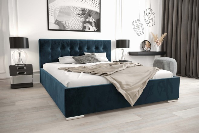 łóżko 160x200 z pojemnikiem monolith 77